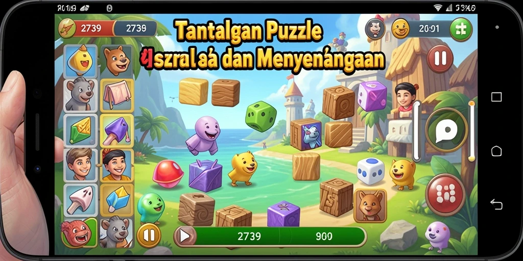 Tampilan gameplay 2739 yang penuh warna dan menantang.
