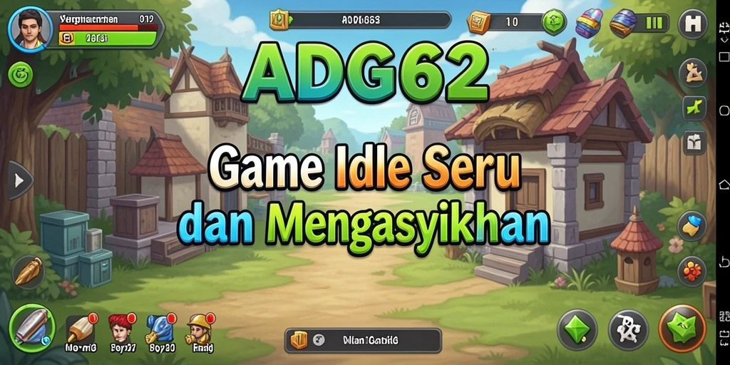 Screenshot gameplay ADG62 menunjukkan karakter yang sedang aktif dalam mode Idle.