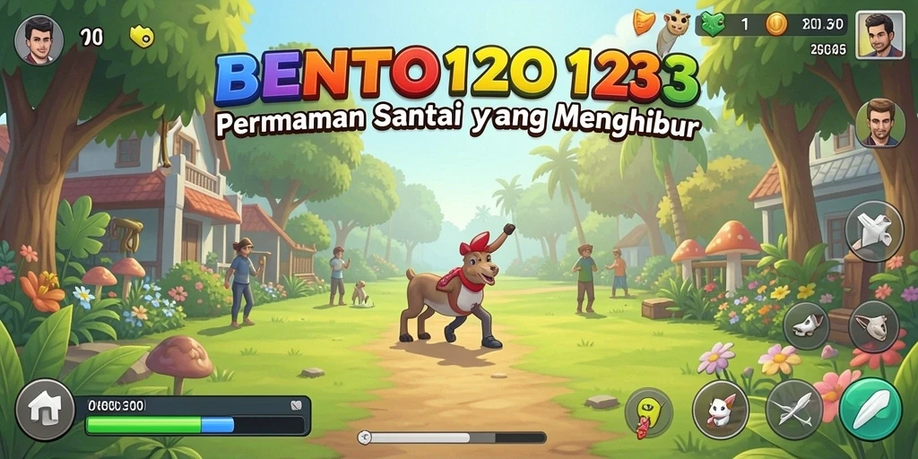 Screenshot gameplay BENTO123 dengan visual menarik dan gameplay yang santai.