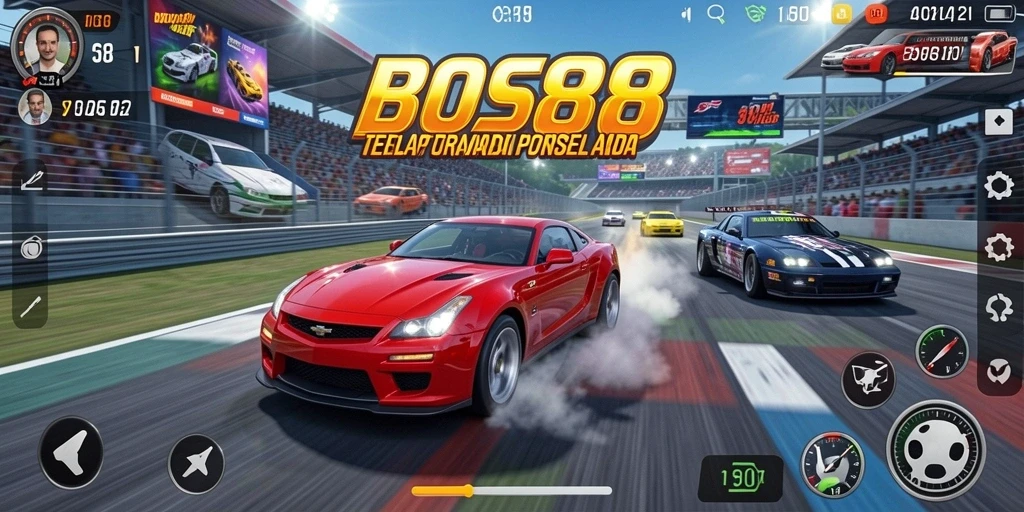 Gameplay BOS88 yang seru dan grafis menakjubkan saat balapan.