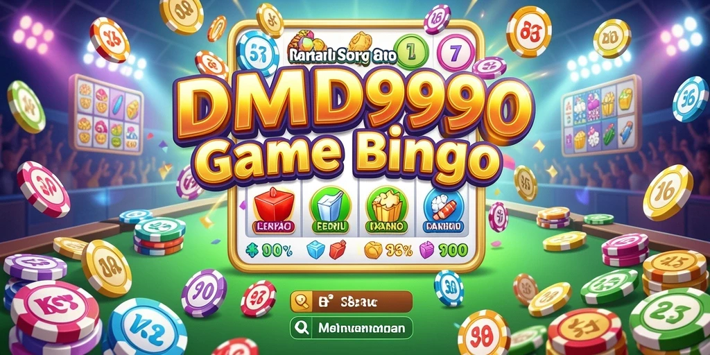 Tampilan screenshot gameplay DMD999 dengan suasana Bingo yang ceria.