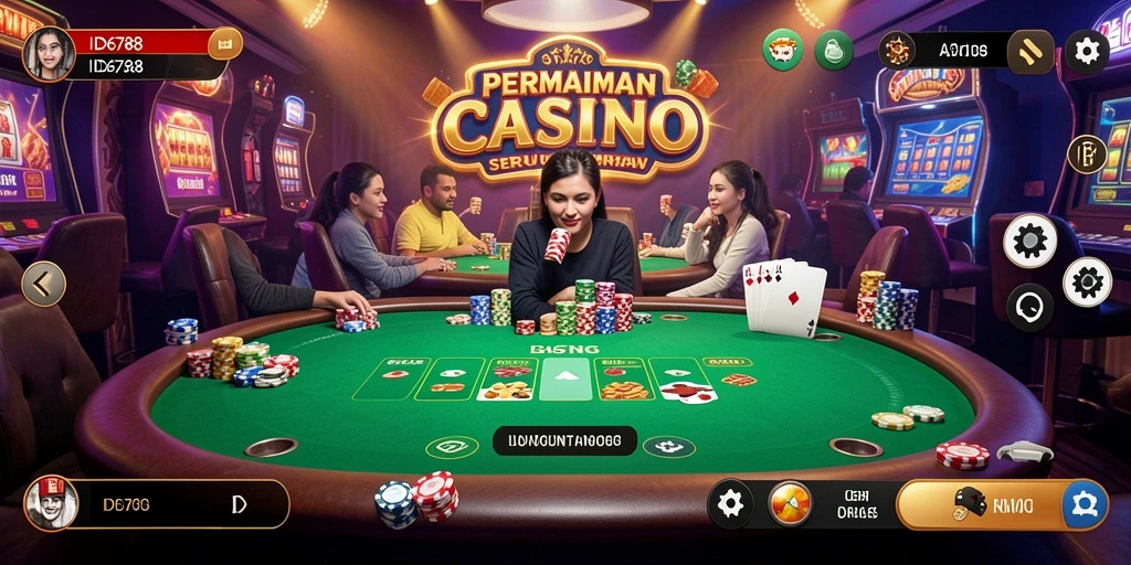 Tangkapan layar ID6788 menampilkan gameplay kasino yang menegangkan.