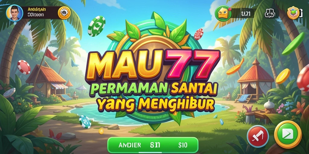 Screenshot utama MAU777 menampilkan gameplay menarik yang penuh warna.