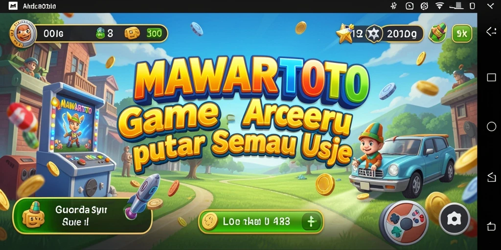 Tampilan gameplay MAWARTOTO yang dinamis dan penuh warna.
