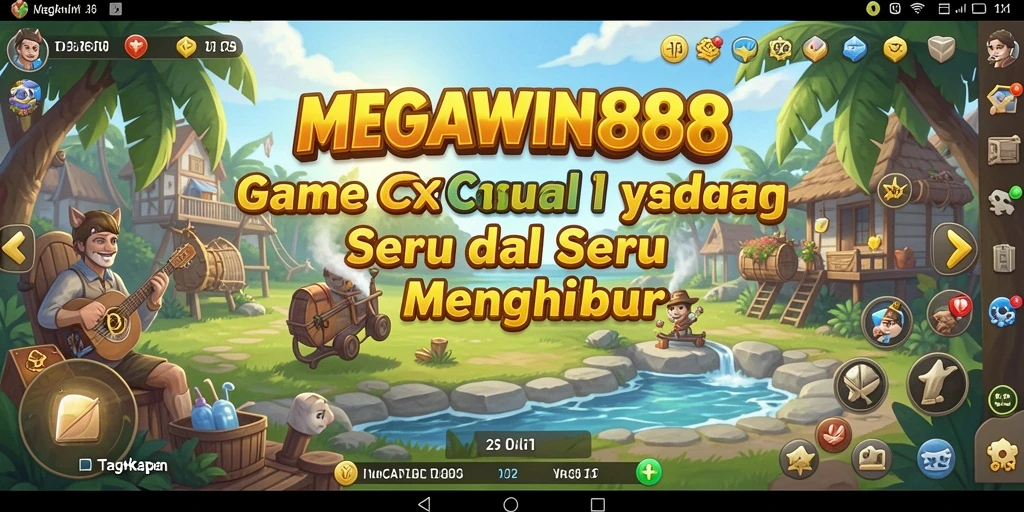 Screenshot MEGAWIN888 menunjukkan gameplay yang menarik dan menyenangkan.