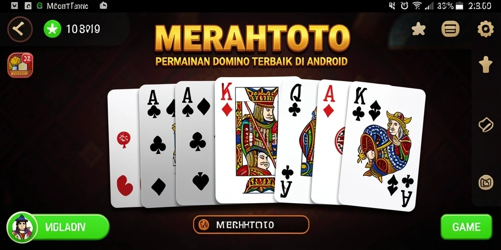 Tampilan gameplay menarik dari <strong>MERAHTOTO</strong> saat bermain domino.