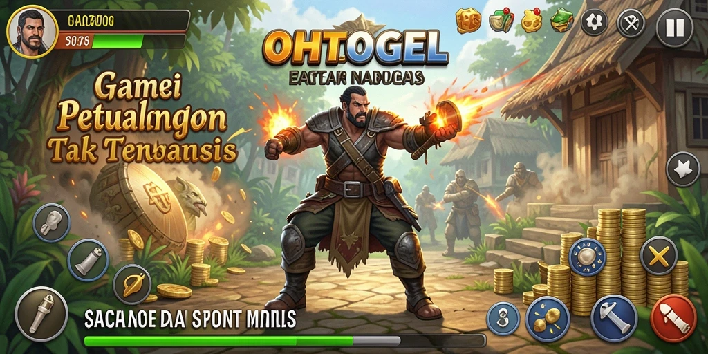 Tampilan gameplay aksion dari OHTOGEL yang mendebarkan.