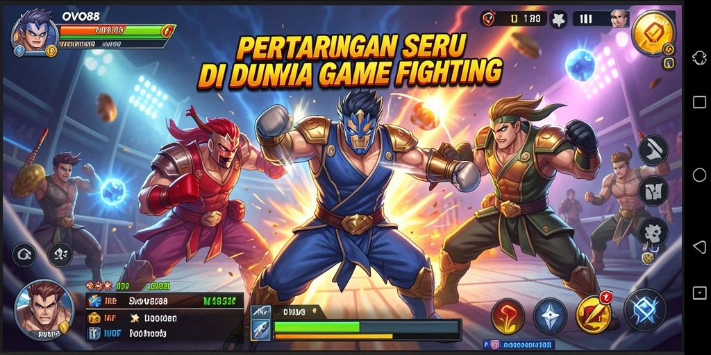 Tampilan seru dari pertarungan di OVO88 dengan grafis menawan.