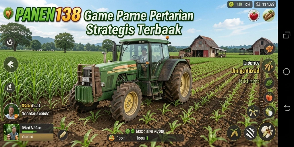 Tampilan gameplay menarik dari PANEN138 yang penuh warna.
