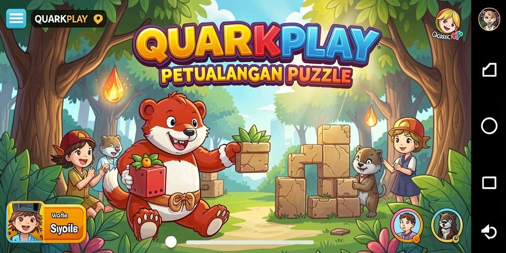 Tampilan menarik dari gameplay QUARKPLAY yang menantang.