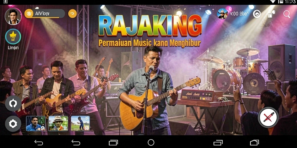 Tampilan gameplay RAJAKING yang asyik dan interaktif.