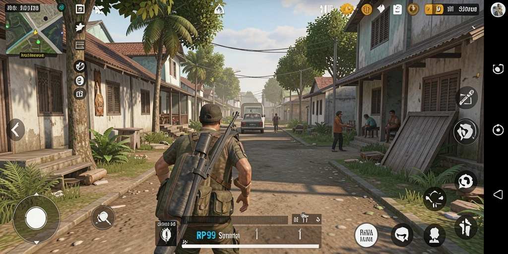 Screenshot RP99 menampilkan pengalaman gameplay simulasi yang seru dan interaktif.