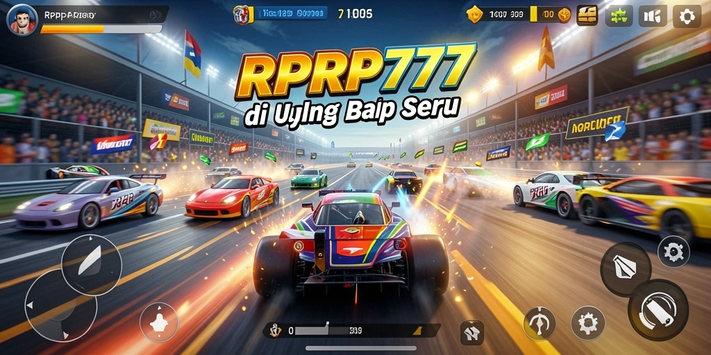 Tangkapan layar RPRP777 menampilkan aksi balap yang mendebarkan dan grafis berkualitas tinggi.