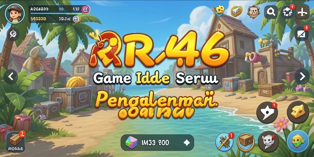 Tampilan gameplay RR44 yang menawan dan mudah dipahami.