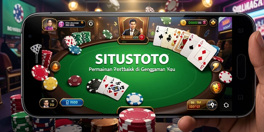 Screenshot utama menunjukkan serunya bermain Poker di SITUSTOTO.
