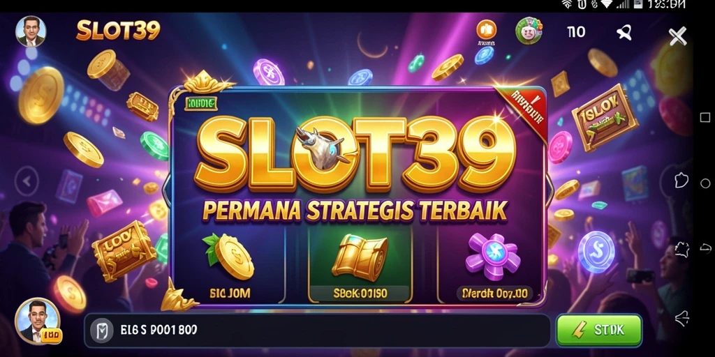 Screenshot SLOT39 menampilkan gameplay slot yang menarik.