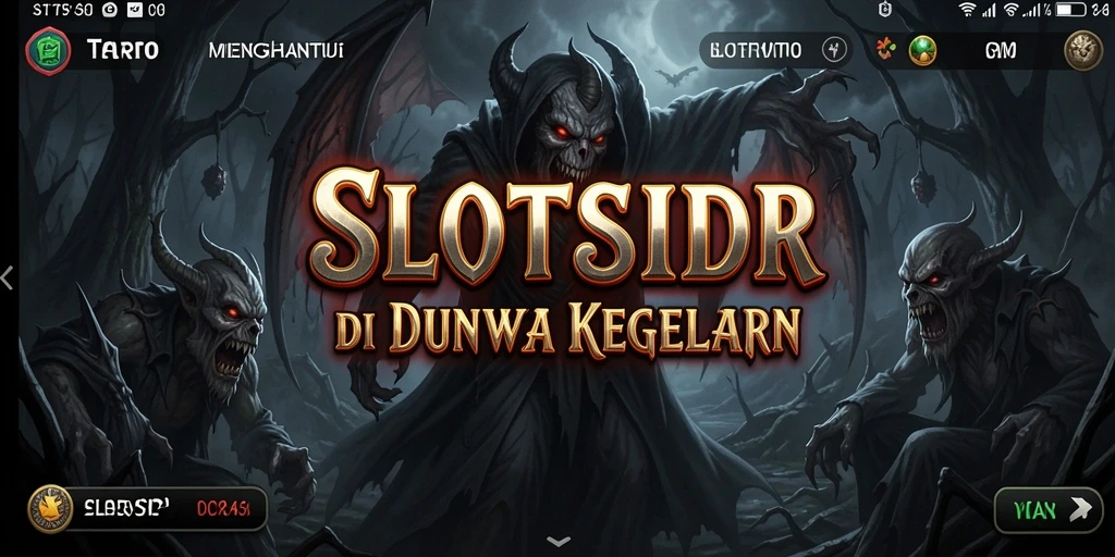 Pengalaman gameplay horror SLOTSIDR yang mencekam dan mendebarkan.