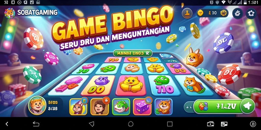 Tampilan gameplay SOBATGAMING saat bermain Bingo yang seru.