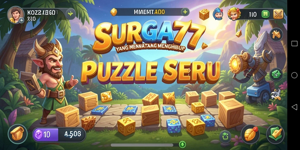 Gameplay menarik dari SURGA77 dengan tantangan puzzle yang seru.