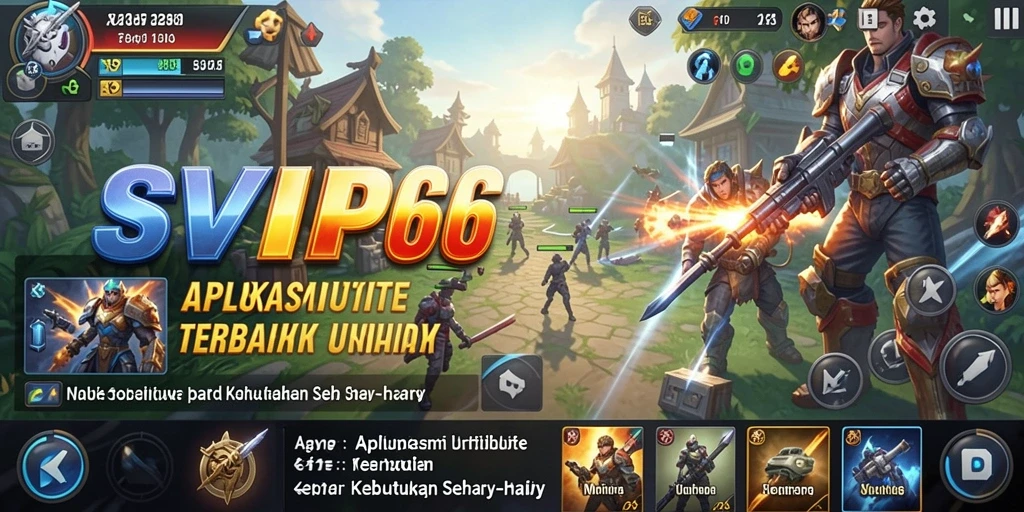 Tampilan utama SVIP6 dengan fitur fungsionalitas yang lengkap.