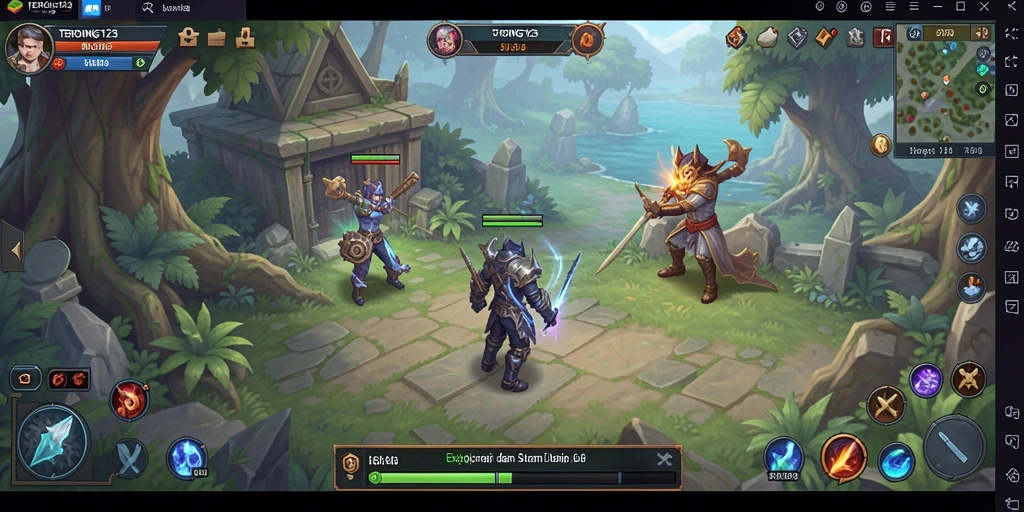 Tampilan gameplay menarik dalam dunia SLG TERONG123.