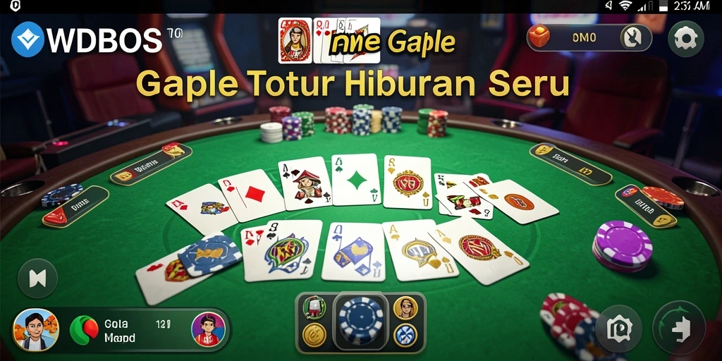 Tampilan gameplay seru dalam WDBOS dengan pemain bersaing.