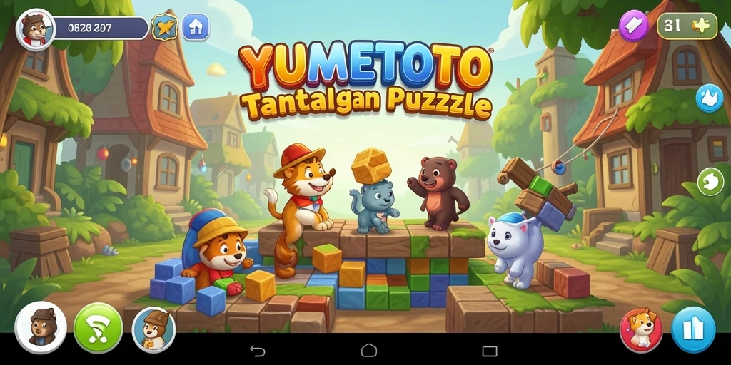 Tampilan gameplay YUMETOTO yang menarik dan menantang.